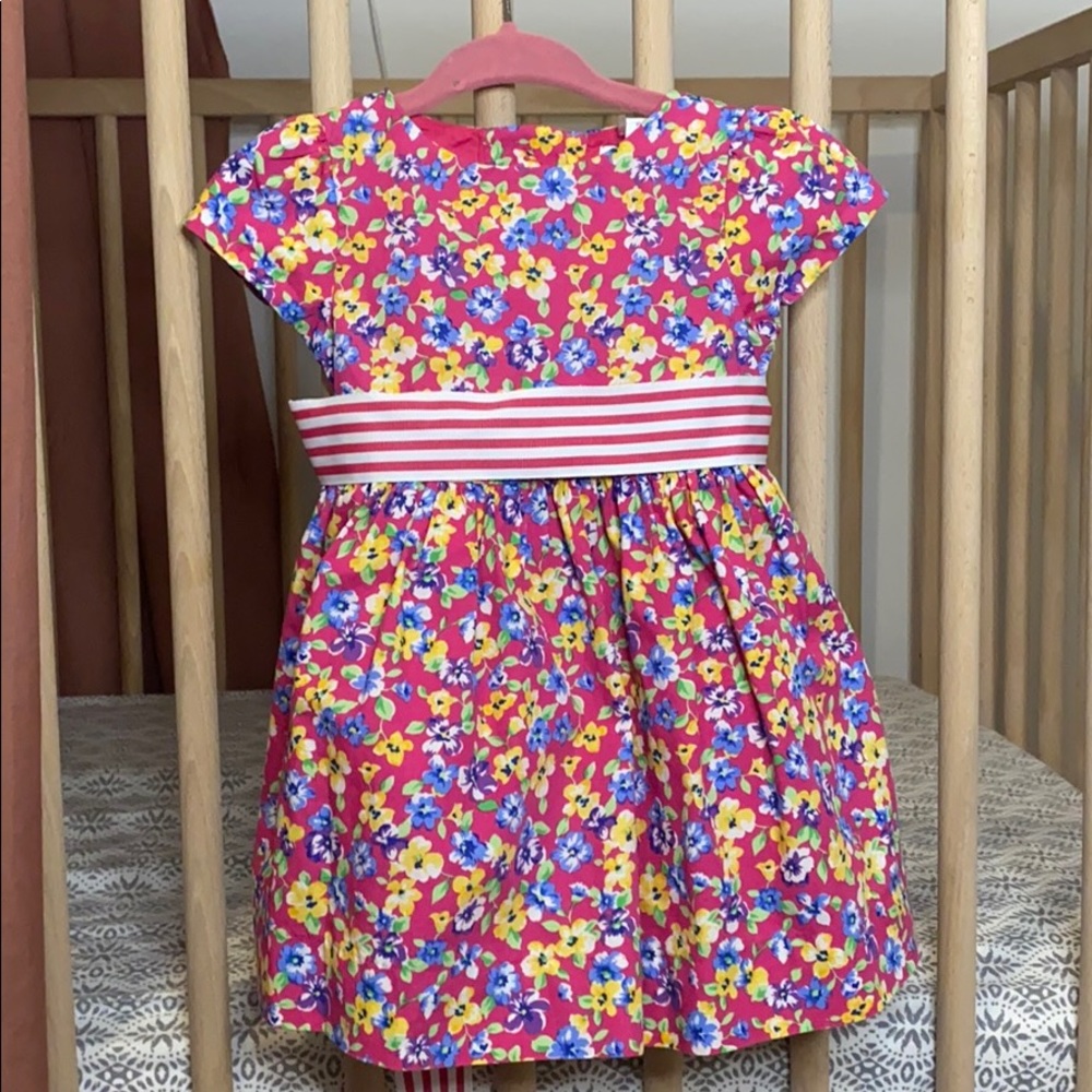 Floral Ralph Lauren Dress with bloomers 6M